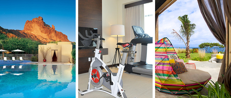 The 12 of the Best Hotels for Staying Fit on the Road