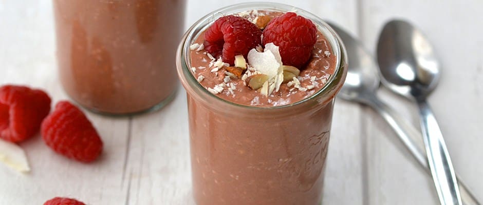 Healthy Red Velvet Overnight Oats Recipe